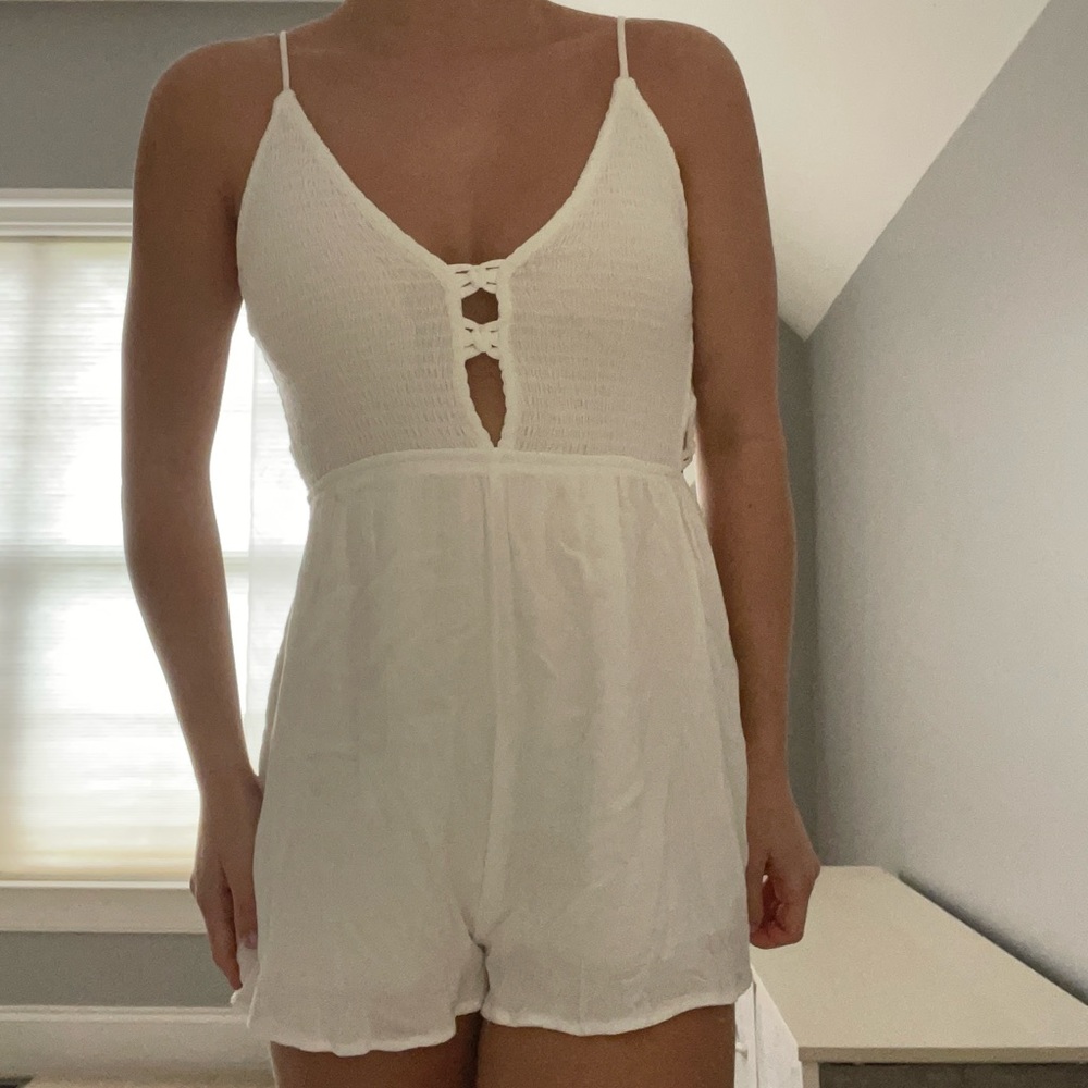 White romper from island Gypsy